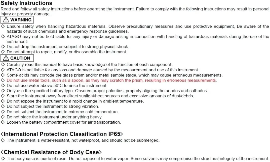 آتاگو PAL2 بریکس ترمومتر، نمایشگر آنالوگ، ضد آب IP65، جبران دمای خودکار، تخصصی برای تولیدکنندگان سس آتاگو PAL2 بریکس ترمومتر، نمایشگر آنالوگ، ضد آب IP65، جبران دمای خودکار، تخصصی برای تولیدکنندگان سس