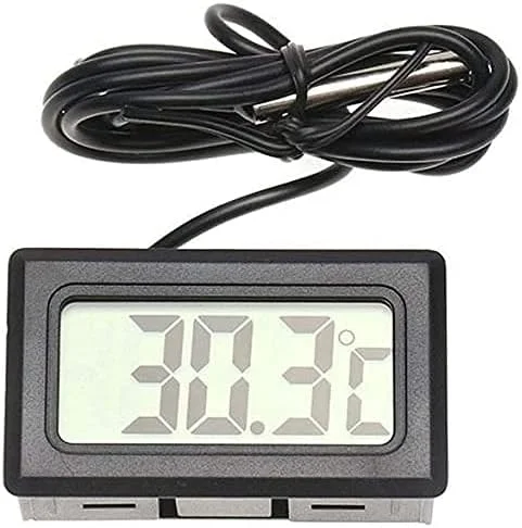 دماسنج دیجیتال کوچک ال سی دی B&K مدل TPM-10، مناسب فریزر، یخچال، آکواریوم، دماسنج توکار با سیم، مشکی و سفید (مشکی) دماسنج دیجیتال کوچک ال سی دی B&K مدل TPM-10، مناسب فریزر، یخچال، آکواریوم، دماسنج توکار با سیم، مشکی و سفید (مشکی)