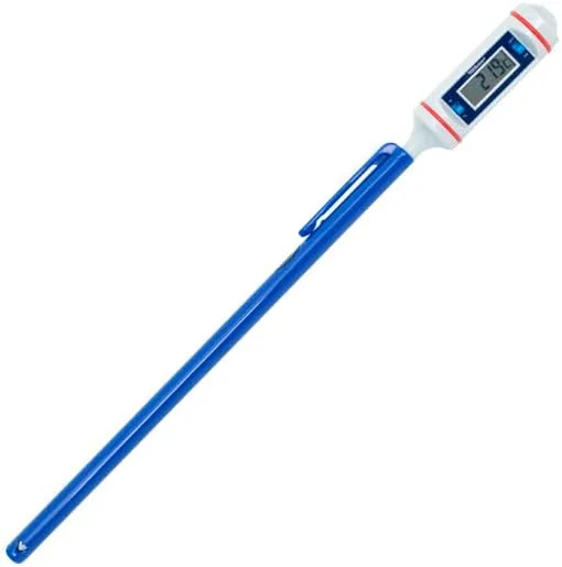 دماسنج دیجیتال جیبی قابل ردیابی Digi-Sense با کالیبراسیون، 302 درجه فارنهایت؛ دقت بالا، ساقه بلند 8 اینچی دماسنج دیجیتال جیبی قابل ردیابی Digi-Sense با کالیبراسیون، 302 درجه فارنهایت؛ دقت بالا، ساقه بلند 8 اینچی