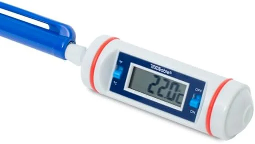 دماسنج دیجیتال جیبی قابل ردیابی Digi-Sense با کالیبراسیون، 302 درجه فارنهایت؛ دقت بالا، ساقه بلند 8 اینچی دماسنج دیجیتال جیبی قابل ردیابی Digi-Sense با کالیبراسیون، 302 درجه فارنهایت؛ دقت بالا، ساقه بلند 8 اینچی