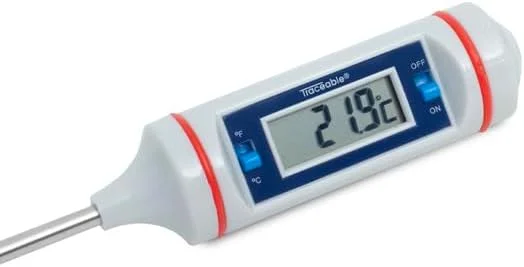 دماسنج دیجیتال جیبی قابل ردیابی Digi-Sense با کالیبراسیون، 302 درجه فارنهایت؛ دقت بالا، ساقه بلند 8 اینچی دماسنج دیجیتال جیبی قابل ردیابی Digi-Sense با کالیبراسیون، 302 درجه فارنهایت؛ دقت بالا، ساقه بلند 8 اینچی