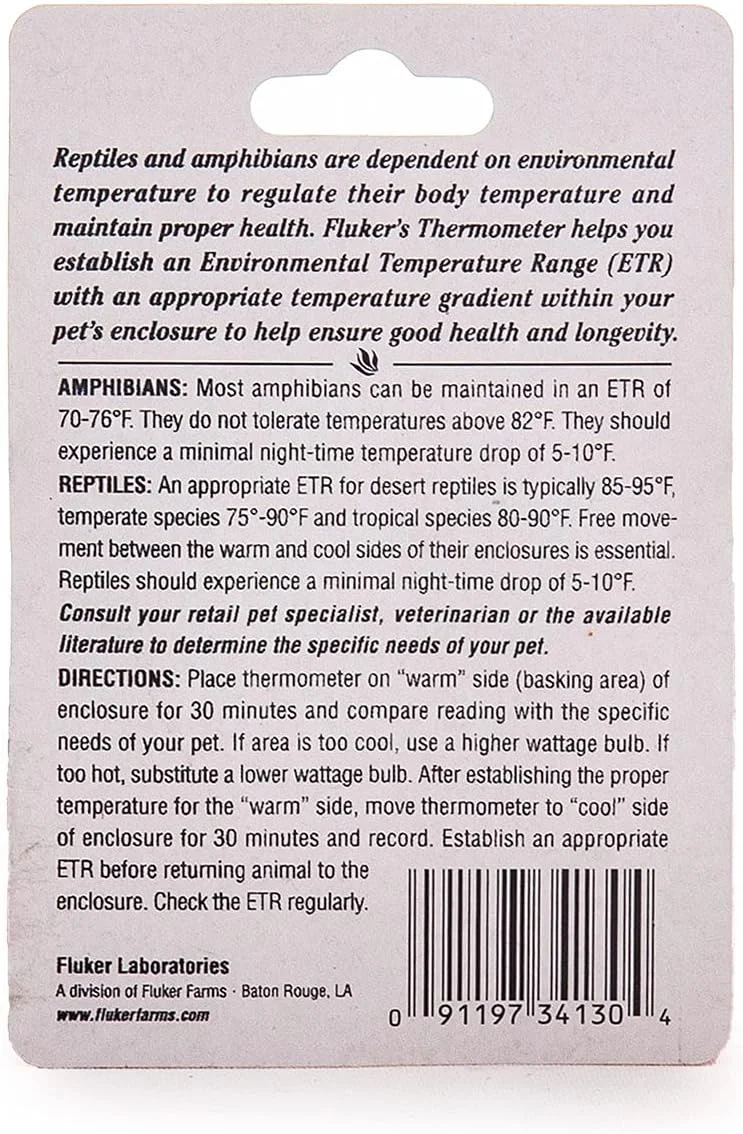دماسنج فلوکرز برای خزندگان دماسنج فلوکرز برای خزندگان