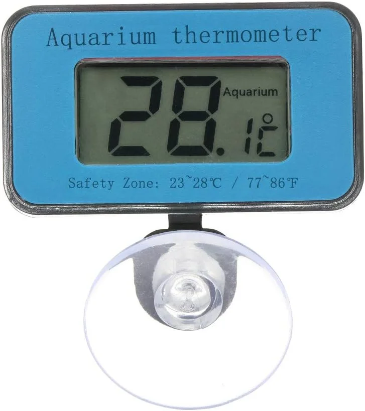 دماسنج دیجیتال ال سی دی ضد آب آکواریوم گولسکی با مکنده دماسنج دیجیتال ال سی دی ضد آب آکواریوم گولسکی با مکنده