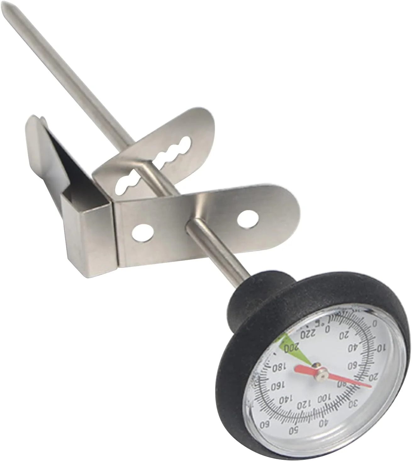 دماسنج قهوه Hingers - صفحه آنالوگ -10 تا 100 درجه سانتیگراد - خوانش فوری - میله استیل ضد زنگ - برای شیر، قهوه، نوشیدنی شکلاتی دماسنج قهوه Hingers - صفحه آنالوگ -10 تا 100 درجه سانتیگراد - خوانش فوری - میله استیل ضد زنگ - برای شیر، قهوه، نوشیدنی شکلاتی