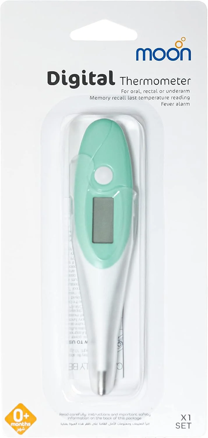 دماسنج دیجیتالی ماه، مناسب کودکان و بزرگسالان، دماسنج پزشکی دیجیتالی LCD برای اندازهگیری دمای بدن از طریق دهان، مقعد و زیر بغل دماسنج دیجیتالی ماه، مناسب کودکان و بزرگسالان، دماسنج پزشکی دیجیتالی LCD برای اندازهگیری دمای بدن از طریق دهان، مقعد و زیر بغل
