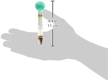 دماسنج شناور آکواریوم PENN-PLAX مدل Therma-Temp - بدون جیوه - ایمن برای ماهی های آب شیرین و آب شور دماسنج شناور آکواریوم PENN-PLAX مدل Therma-Temp - بدون جیوه - ایمن برای ماهی های آب شیرین و آب شور