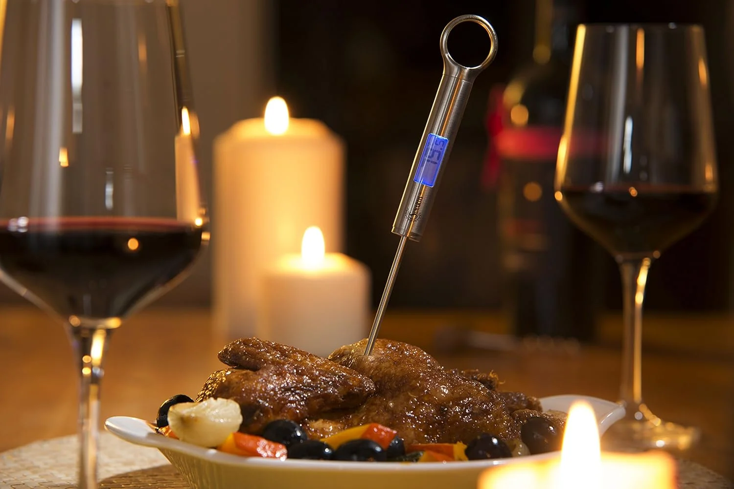 دماسنج، استیل ضد زنگ، 23.5 x 3 x 1.5 سانتی متر دماسنج، استیل ضد زنگ، 23.5 x 3 x 1.5 سانتی متر