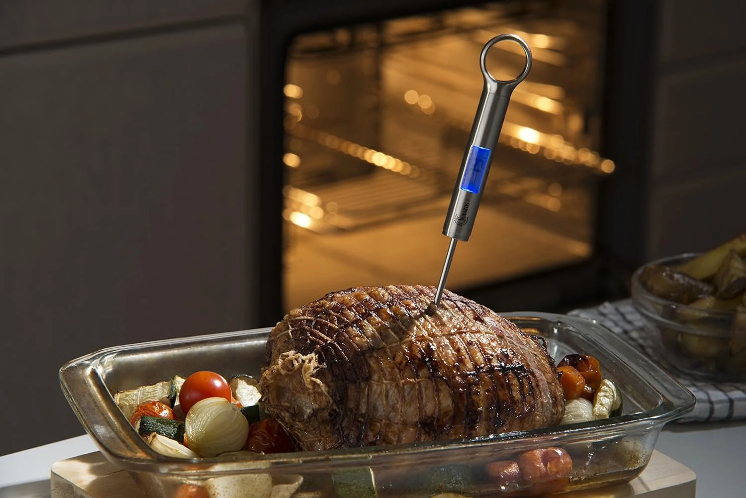 دماسنج، استیل ضد زنگ، 23.5 x 3 x 1.5 سانتی متر دماسنج، استیل ضد زنگ، 23.5 x 3 x 1.5 سانتی متر