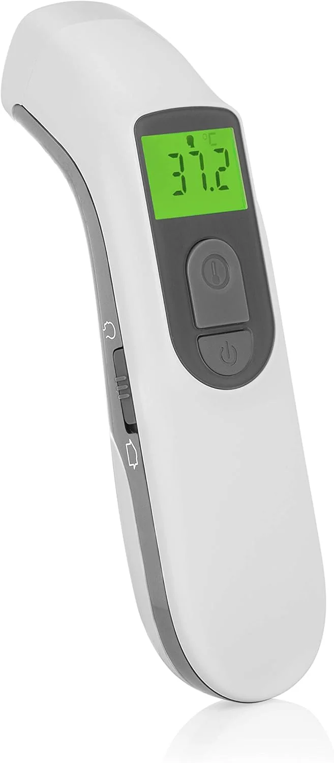 دماسنج مادون قرمز غیر تماسی Topcom TH-4676 با صفحه نمایش دیجیتال، سفید