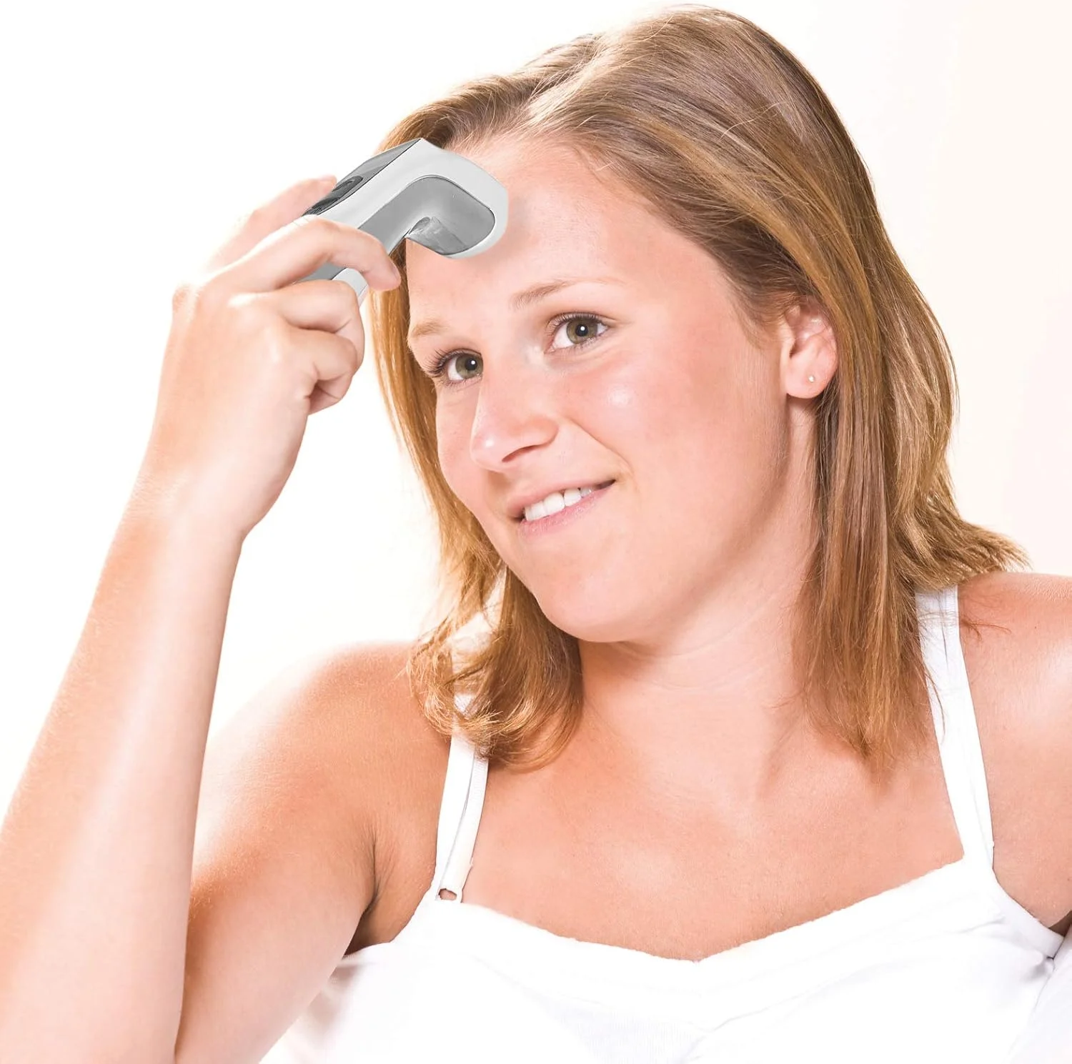 دماسنج مادون قرمز غیر تماسی Topcom TH-4676 با صفحه نمایش دیجیتال، سفید