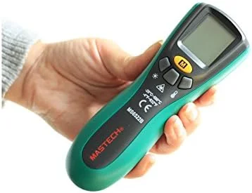 دماسنج دیجیتال LCD Mastech MS6522B دماسنج مادون قرمز غیر تماسی دستی ابزار اندازه گیری دمای لیزری دماسنج دیجیتال LCD Mastech MS6522B دماسنج مادون قرمز غیر تماسی دستی ابزار اندازه گیری دمای لیزری