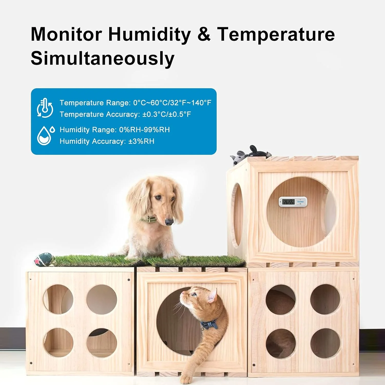 دماسنج و رطوبت سنج INKBIRD ITH-12S، سنسور هوشمند بلوتوث دما و رطوبت، اتصال 30 متری، قرائت دقیق برای نگهداری سیگار، ابزار چوبی، نگهداری گیاهان دارویی و دستگاه های جوجه کشی دماسنج و رطوبت سنج INKBIRD ITH-12S، سنسور هوشمند بلوتوث دما و رطوبت، اتصال 30 متری، قرائت دقیق برای نگهداری سیگار، ابزار چوبی، نگهداری گیاهان دارویی و دستگاه های جوجه کشی