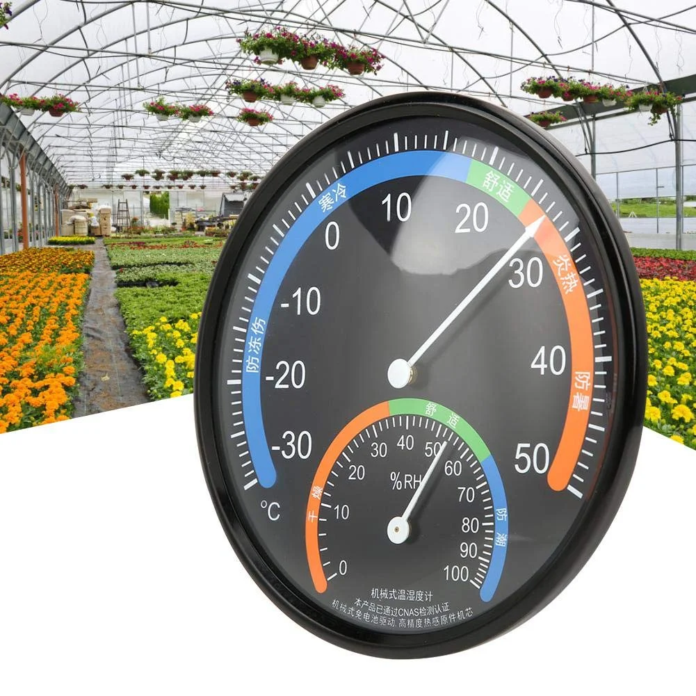 دماسنج عقربه ای گرد والفرانت مناسب فضای داخلی و خارجی برای اتاق ها و دفاتر، -30 تا 50 درجه سانتیگراد (TH101، مشکی) دماسنج عقربه ای گرد والفرانت مناسب فضای داخلی و خارجی برای اتاق ها و دفاتر، -30 تا 50 درجه سانتیگراد (TH101، مشکی)