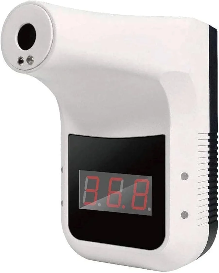 دماسنج مادون قرمز دیواری ZHYAN، دماسنج بالینی غیر تماسی، نصب روی دیوار، القای فوری 0.5 ثانیه، هشدار هوشمند دمای بالا