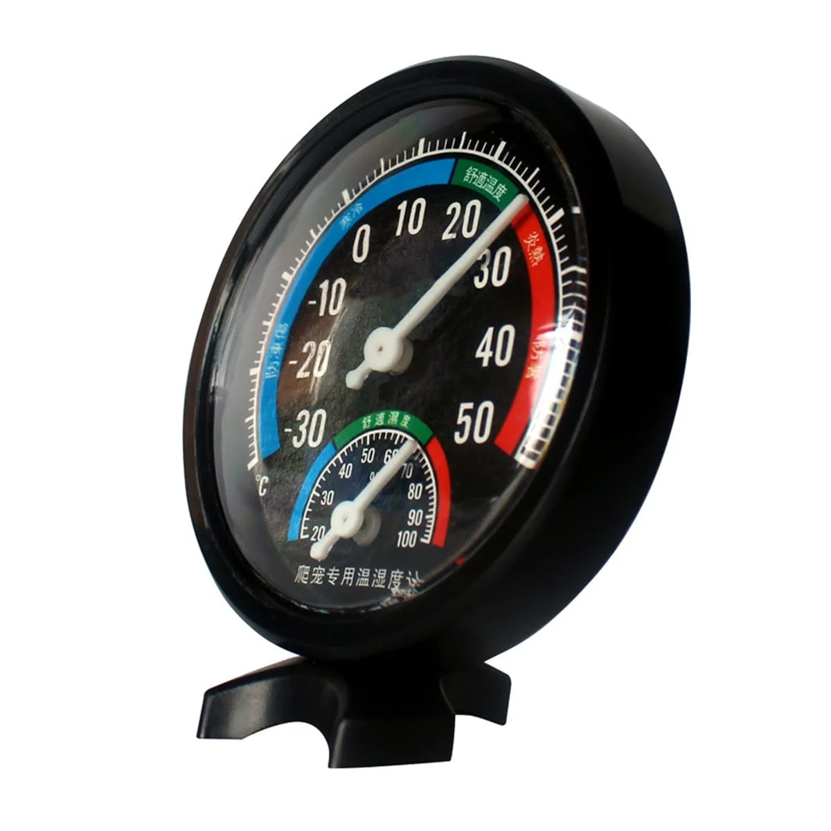 دماسنج و رطوبت سنج عقربه ای برای خزندگان، لوازم جانبی حیوانات خانگی، دماسنج و رطوبت سنج تراریوم برای جعبه پرورش و تانک جنگلی