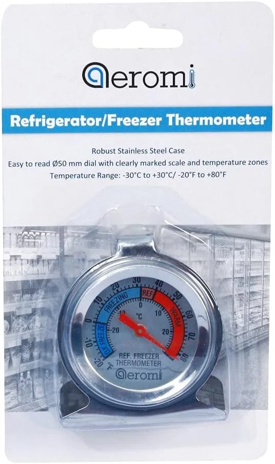 دماسنج یخچال و فریزر Kleen Chem Aeromi با بدنه استیل ضد زنگ