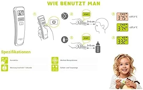 دماسنج غیر تماسی کودک AGU - سفید دماسنج غیر تماسی کودک AGU - سفید