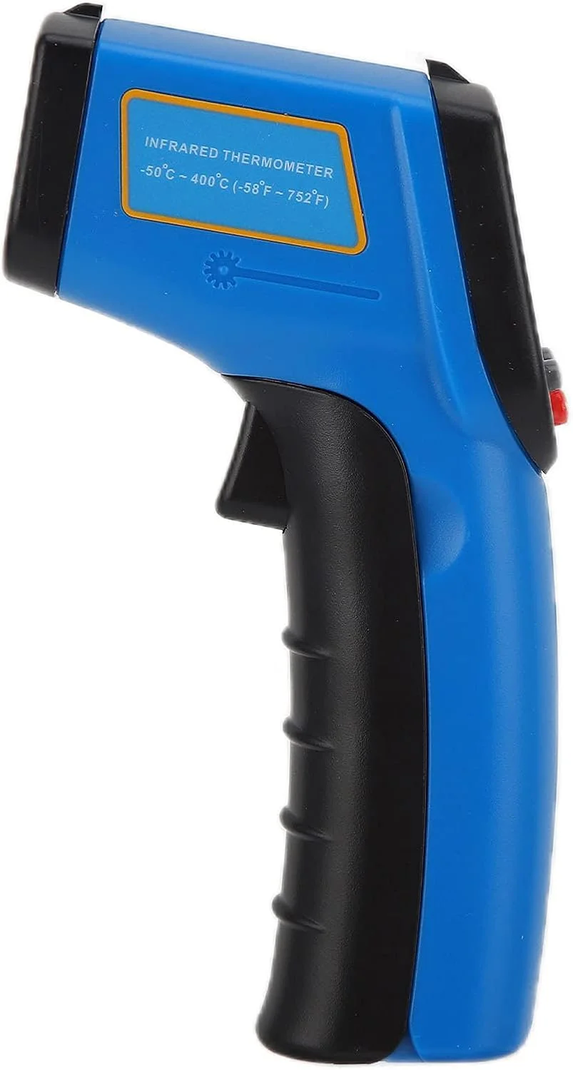 دماسنج مادون قرمز دیجیتال LCD Eujgoov با دقت بالا، تستر دمای غیر صنعتی -50℃~400℃ (-58℉~752℉) برای آشپزخانه/آشپزی، باربیکیو/خودرو/صنعت دماسنج مادون قرمز دیجیتال LCD Eujgoov با دقت بالا، تستر دمای غیر صنعتی -50℃~400℃ (-58℉~752℉) برای آشپزخانه/آشپزی، باربیکیو/خودرو/صنعت