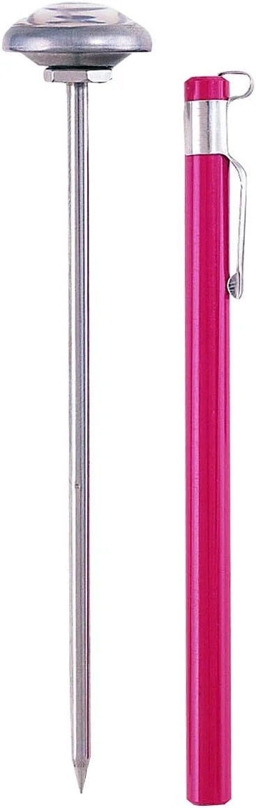 دماسنج جیبی ساقه ای فوری خوان مدل 321 جنرال تولز، میله 5 اینچی، محدوده 0 تا 220 درجه فارنهایت (-18 تا 104 درجه سانتیگراد)، با صفحه نمایش 1 اینچی بزرگنمایی شده با قابلیت خواندن آسان دماسنج جیبی ساقه ای فوری خوان مدل 321 جنرال تولز، میله 5 اینچی، محدوده 0 تا 220 درجه فارنهایت (-18 تا 104 درجه سانتیگراد)، با صفحه نمایش 1 اینچی بزرگنمایی شده با قابلیت خواندن آسان