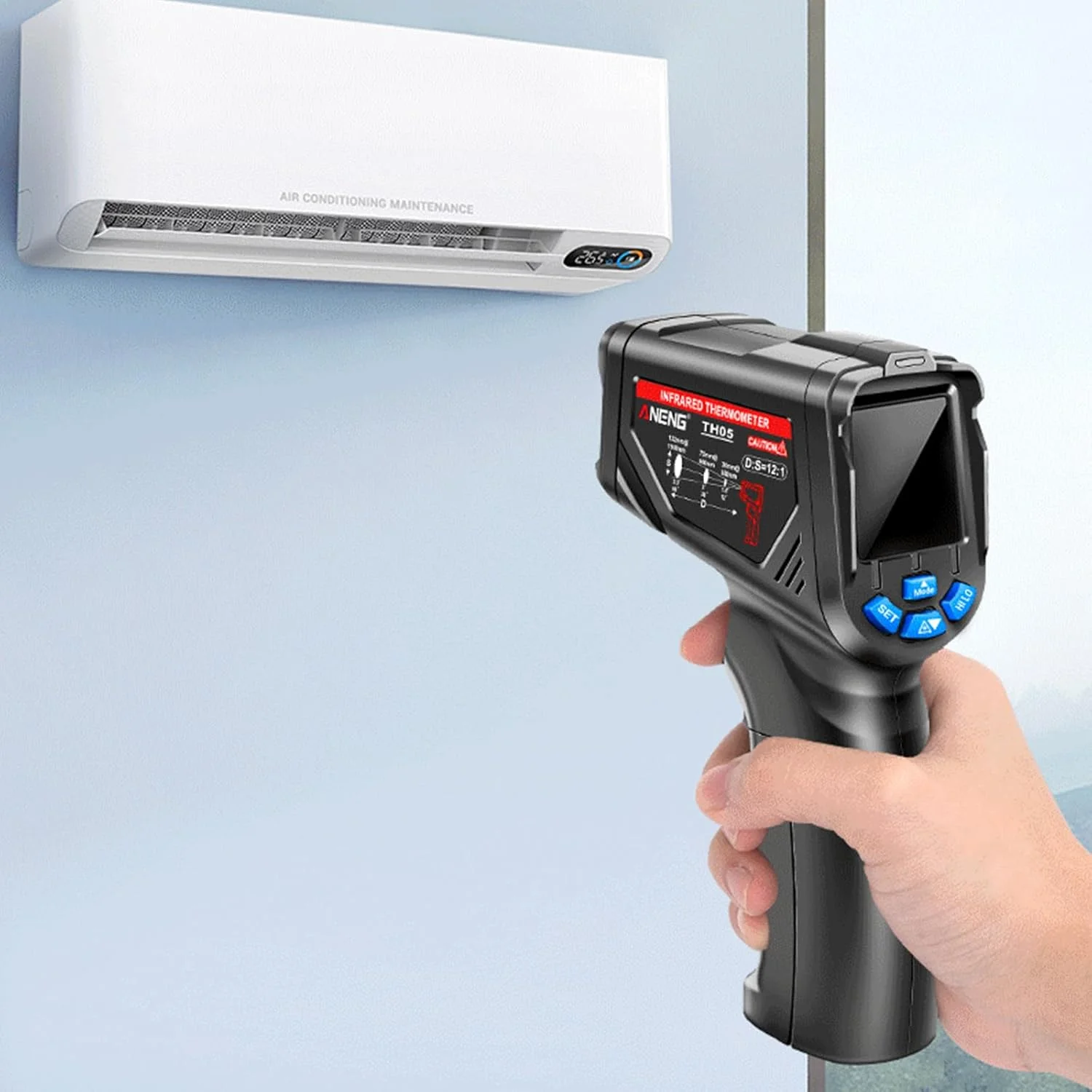 دماسنج مادون قرمز ارتقا یافته، سنسور دمای حرارت برای پخت و پز، ابزار لیزری IR برای اندازه گیری سطح در پخت و پز دماسنج مادون قرمز ارتقا یافته، سنسور دمای حرارت برای پخت و پز، ابزار لیزری IR برای اندازه گیری سطح در پخت و پز