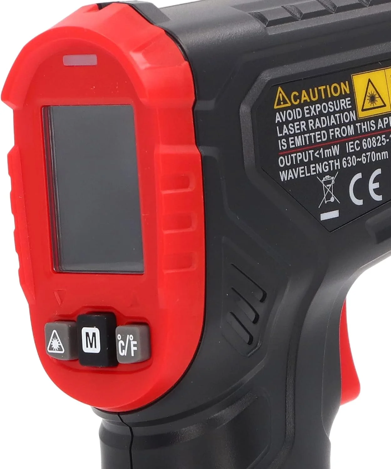 دماسنج مادون قرمز نمایشگر دیجیتال لیزری غیر تماسی ابزار لیزری برای الکترونیک، پخت و پز خانگی، کباب پز و صنایع خودروسازی
