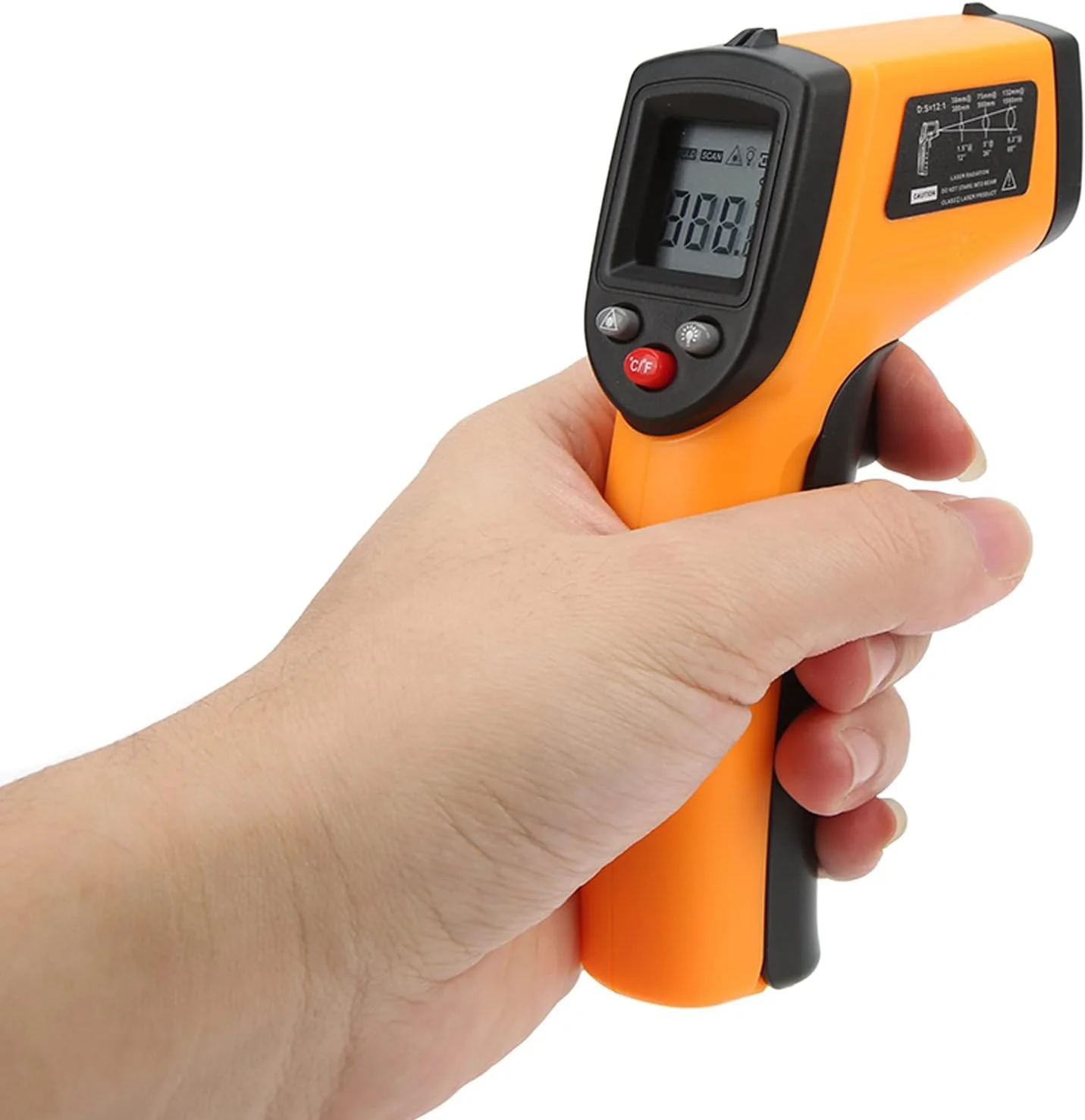 دماسنج مادون قرمز، دماسنج لیزری دیجیتال دستی بادوام، برای پخت و پز دماسنج مادون قرمز، دماسنج لیزری دیجیتال دستی بادوام، برای پخت و پز