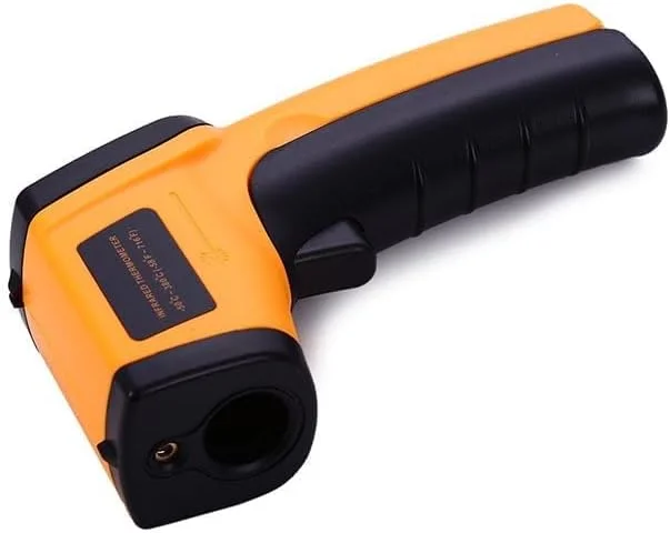 تستر دمای لیزری مادون قرمز نارنجی/مشکی چند رنگ