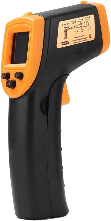 ترمومتر مادون قرمز غیر تماسی دستی مورلیان مدل HW600 با صفحه نمایش LCD، دماسنج صنعتی دیجیتال IR پیرومتر لیزری، -50 تا 600 درجه سانتیگراد / -58 تا 1122 درجه فارنهایت (نه برای انسان)، بدون باتری ترمومتر مادون قرمز غیر تماسی دستی مورلیان مدل HW600 با صفحه نمایش LCD، دماسنج صنعتی دیجیتال IR پیرومتر لیزری، -50 تا 600 درجه سانتیگراد / -58 تا 1122 درجه فارنهایت (نه برای انسان)، بدون باتری