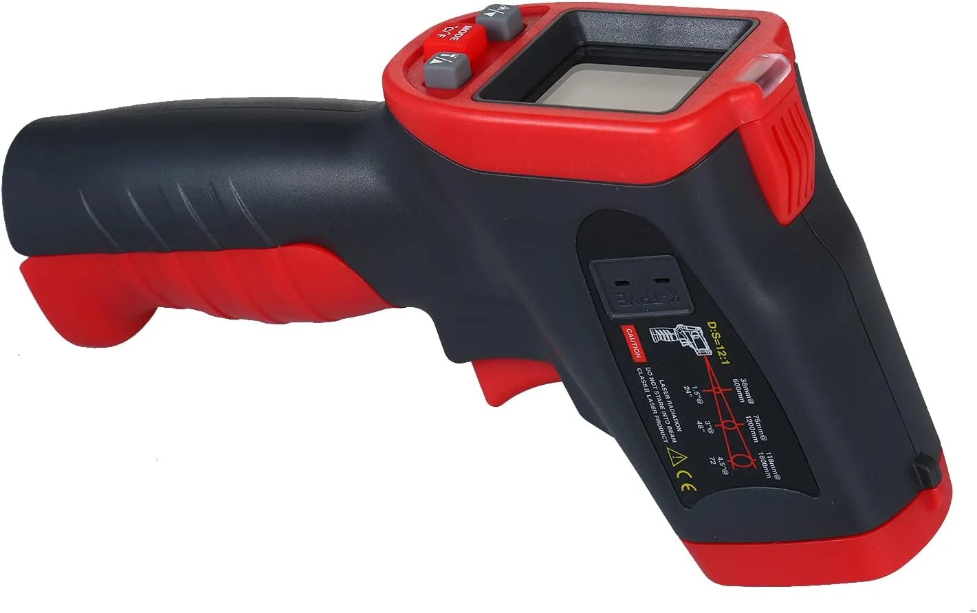 ترمومتر مادون قرمز Morelian -50℃～850℃ ترمومتر صنعتی حرفه ای با ترموکوپل نوع K ترمومتر لیزری دیجیتال دستی غیر تماسی تستر دما