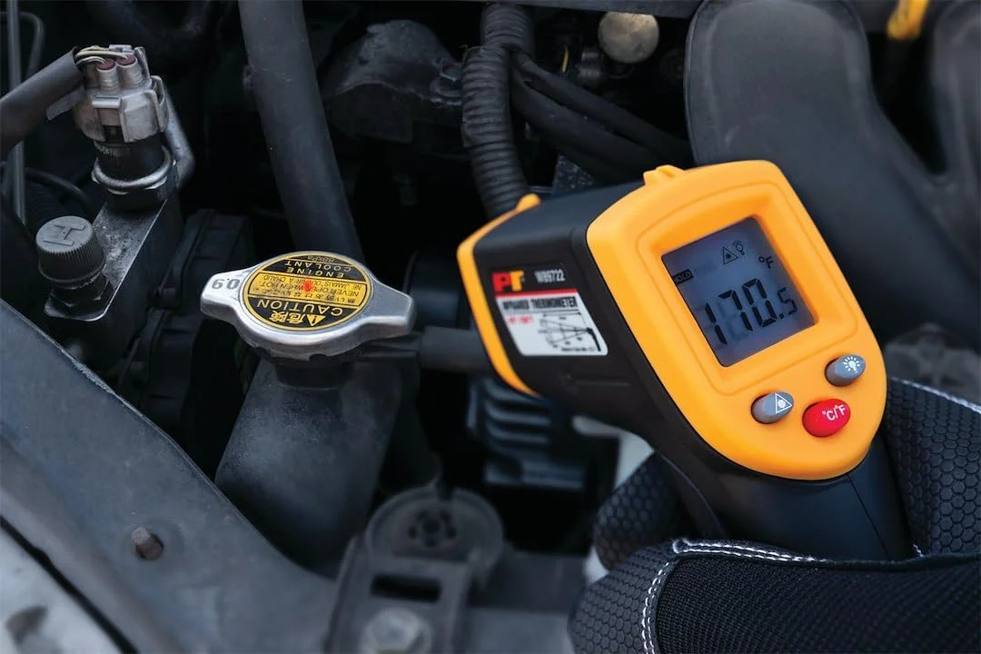 دماسنج مادون قرمز لیزری دیجیتال غیر تماسی پرفورمنس تول W89722، نارنجی و مشکی با نسبت نقطه 12:1 دماسنج مادون قرمز لیزری دیجیتال غیر تماسی پرفورمنس تول W89722، نارنجی و مشکی با نسبت نقطه 12:1