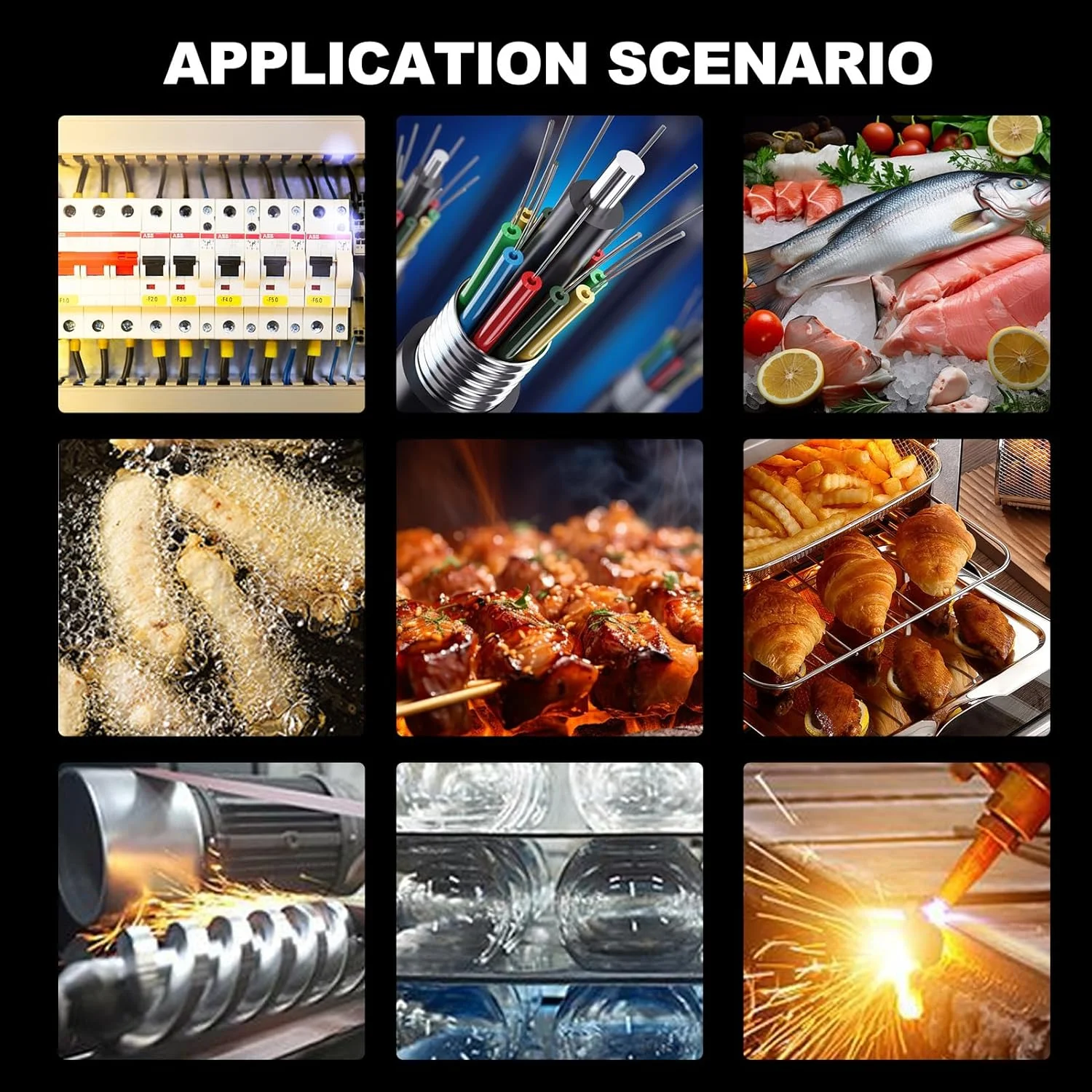 ترمومتر مادون قرمز غیر تماسی Morelian KM-550AH -50-550℃/-58-1022℉، تستر دمای دیجیتال دستی، ترمومتر صنعتی با دقت بالا با نور پس زمینه، نگه داری داده، خاموشی خودکار ترمومتر مادون قرمز غیر تماسی Morelian KM-550AH -50-550℃/-58-1022℉، تستر دمای دیجیتال دستی، ترمومتر صنعتی با دقت بالا با نور پس زمینه، نگه داری داده، خاموشی خودکار
