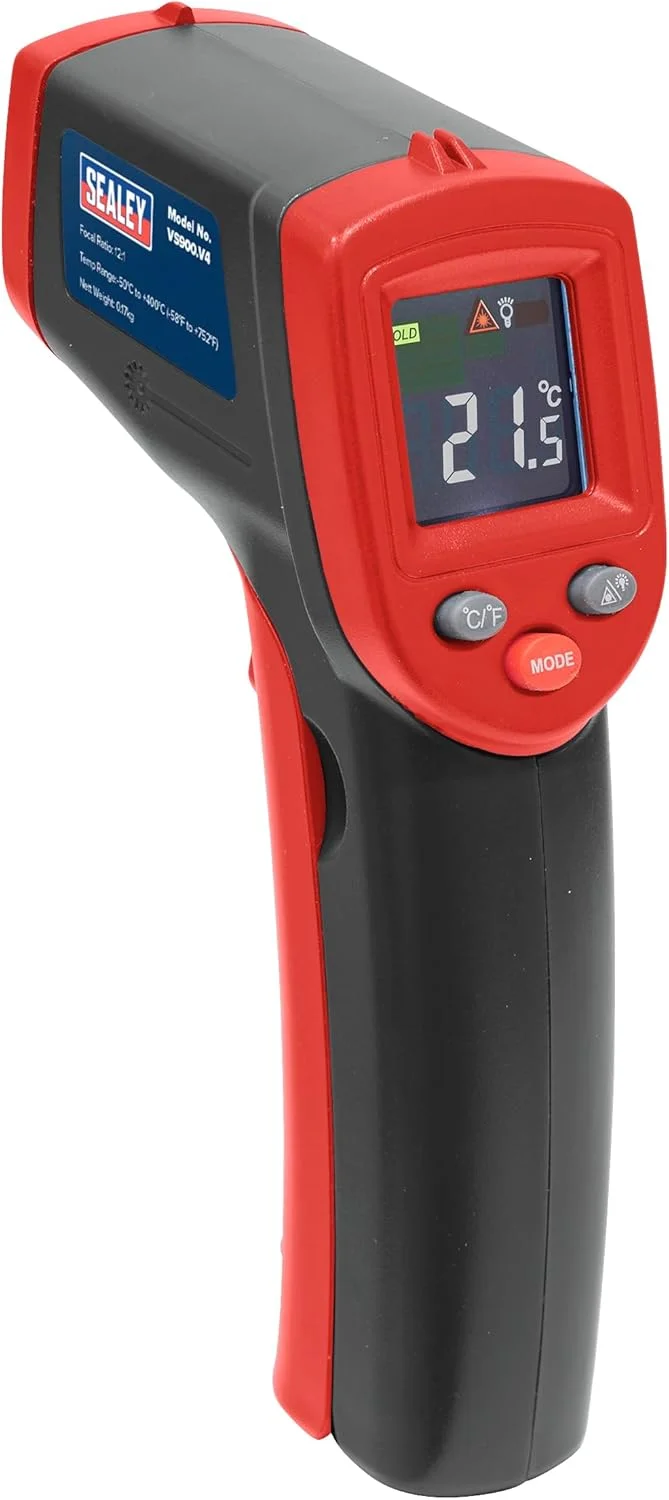 دماسنج دیجیتال لیزری مادون قرمز سیلی مدل VS900 با نسبت 12:1
