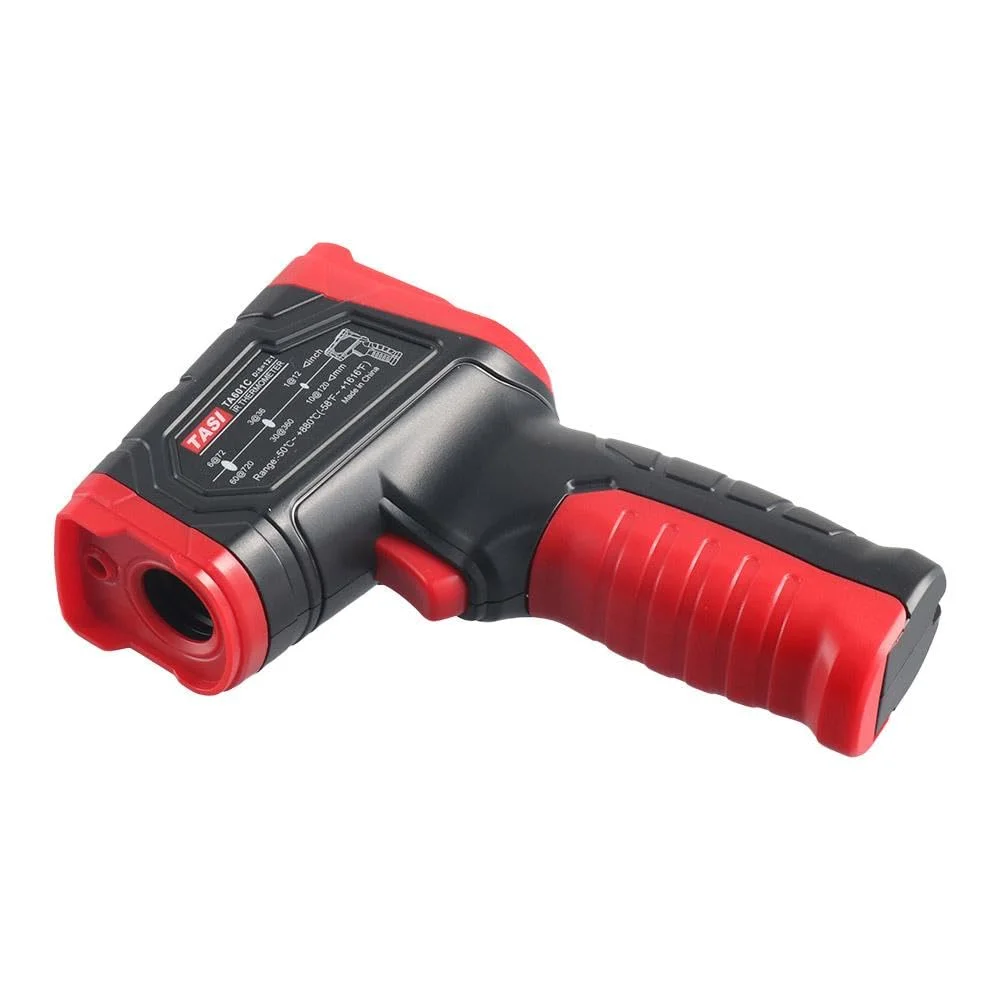 دماسنج مادون قرمز شوآتی، -50 تا 880 درجه سانتیگراد، دماسنج دیجیتال مادون قرمز، دستگاه خواندن دمای سطح لیزری برای مصارف صنعتی، آشپزی، خودرو