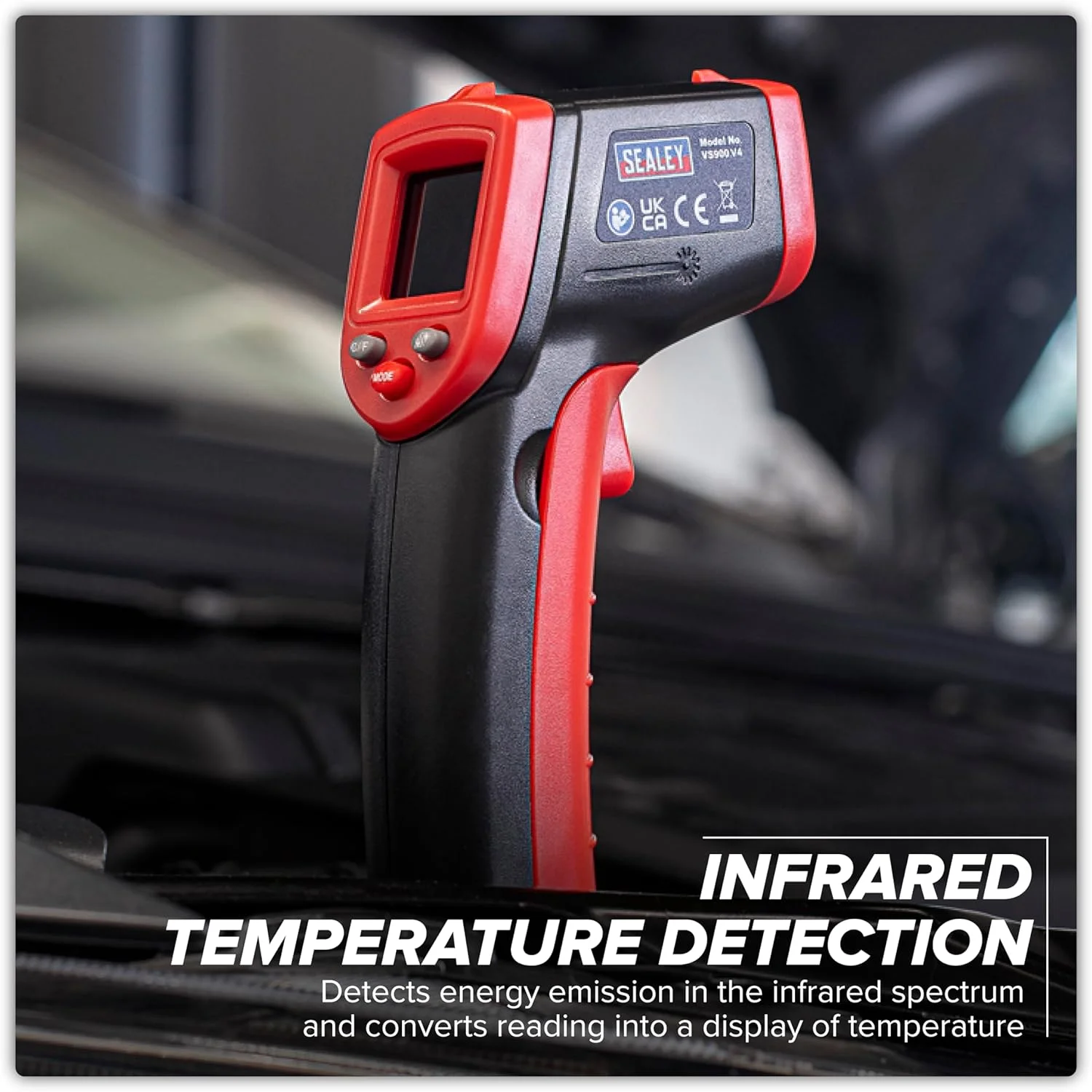 دماسنج دیجیتال لیزری مادون قرمز سیلی مدل VS900 با نسبت 12:1 دماسنج دیجیتال لیزری مادون قرمز سیلی مدل VS900 با نسبت 12:1