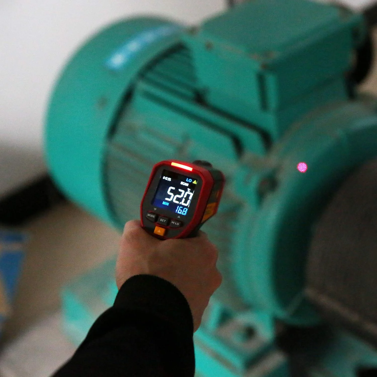 دماسنج مادون قرمز UNI-T UT301A+، مناسب برای غیر انسان، -32 درجه سانتیگراد تا 420 درجه سانتیگراد، تفنگ دمای لیزری دیجیتال غیر تماسی با صفحه نمایش LCD، قرمز و خاکستری دماسنج مادون قرمز UNI-T UT301A+، مناسب برای غیر انسان، -32 درجه سانتیگراد تا 420 درجه سانتیگراد، تفنگ دمای لیزری دیجیتال غیر تماسی با صفحه نمایش LCD، قرمز و خاکستری