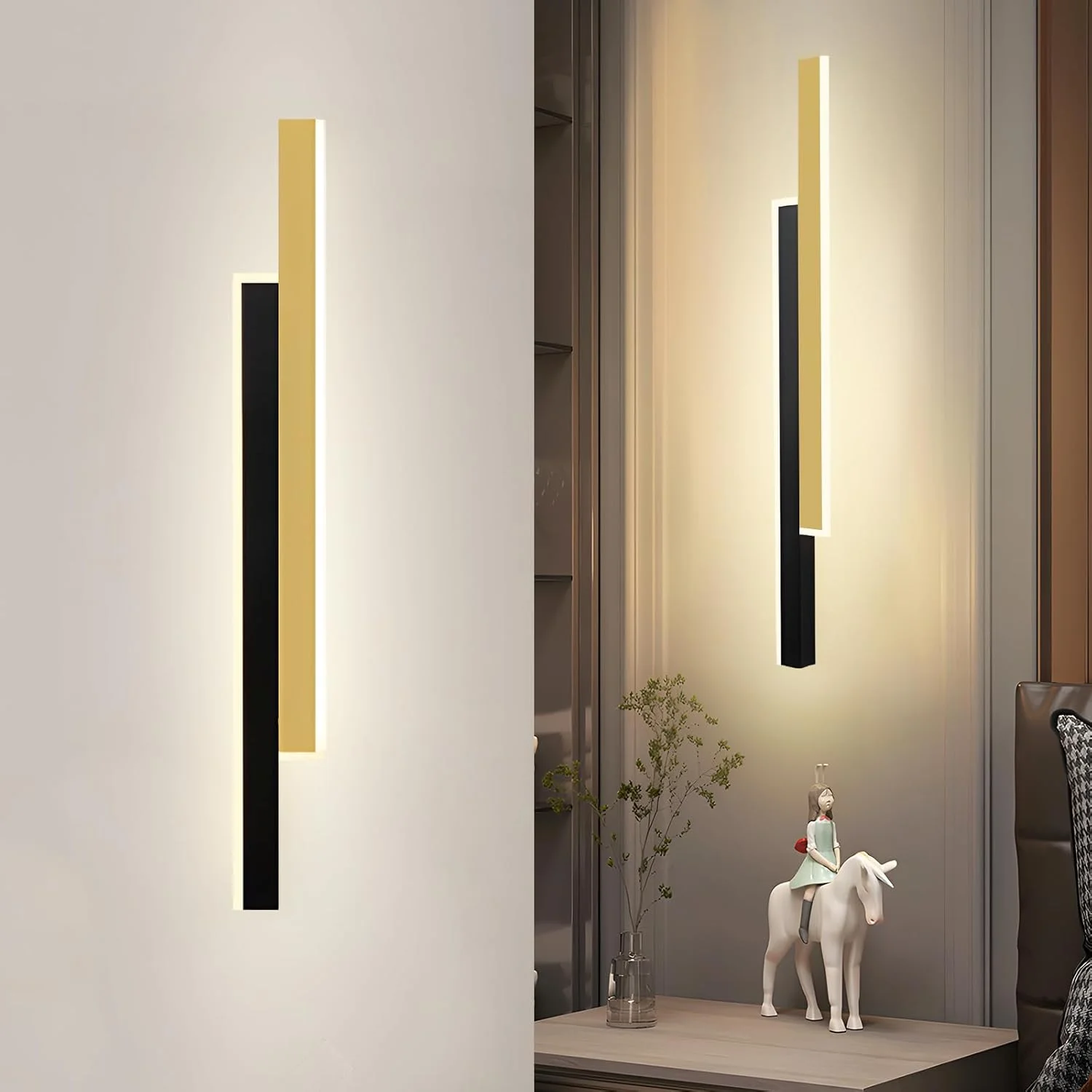 چراغ دیواری مدرن YATAI، چراغ دیواری LED باریک و بلند، چراغ دیواری داخلی، روشنایی دیواری ساده برای اتاق نشیمن، اتاق خواب، چراغ کنار تخت چراغ دیواری مدرن YATAI، چراغ دیواری LED باریک و بلند، چراغ دیواری داخلی، روشنایی دیواری ساده برای اتاق نشیمن، اتاق خواب، چراغ کنار تخت