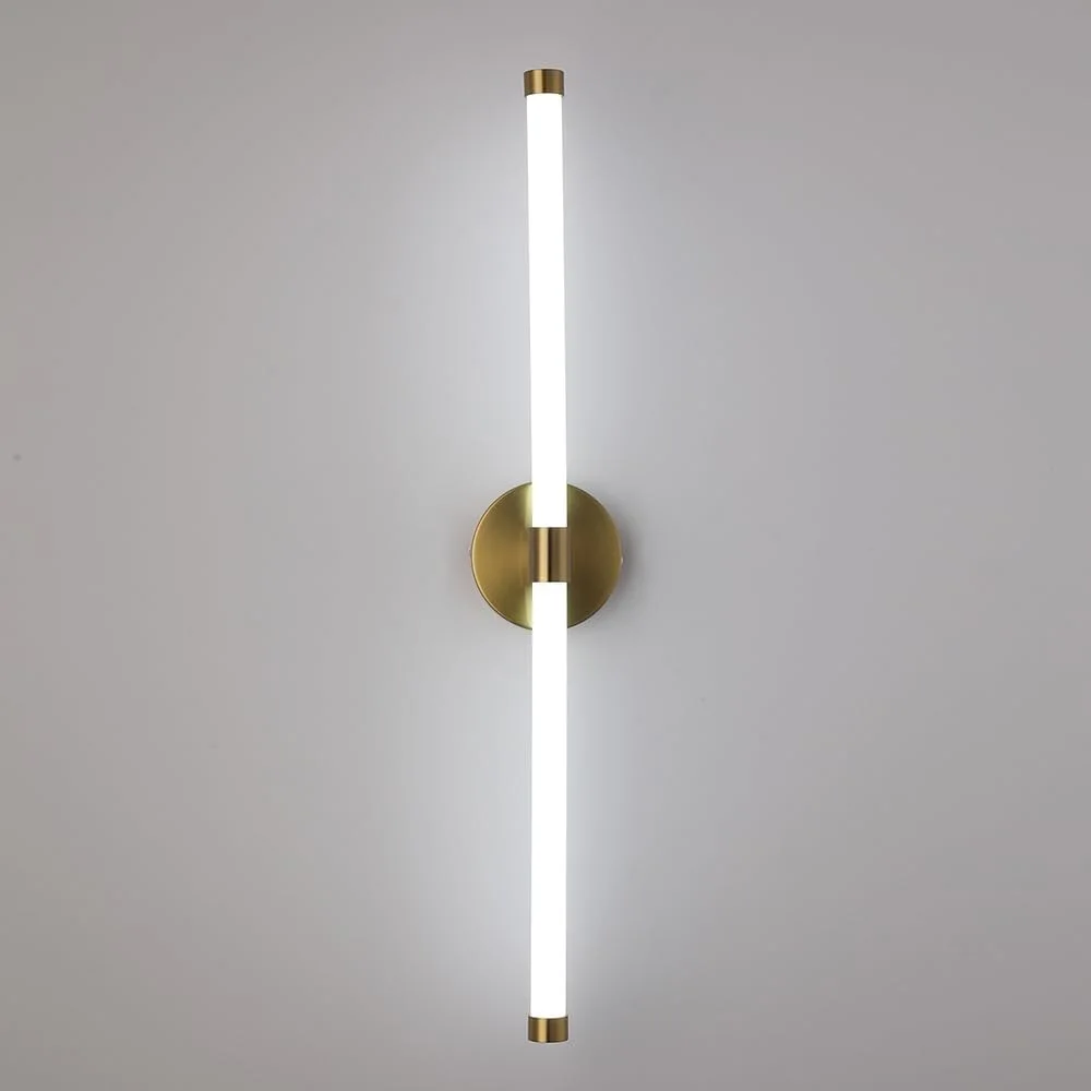 چراغ دیواری مدرن و بلند YFMYY، چراغ دیواری لوله اکریلیک، چراغ های دیواری LED طلایی، نورپردازی دیواری دکوراسیون داخلی با سه دمای رنگ برای اتاق خواب، حمام، اتاق نشیمن، آینه، میز کنار تخت چراغ دیواری مدرن و بلند YFMYY، چراغ دیواری لوله اکریلیک، چراغ های دیواری LED طلایی، نورپردازی دیواری دکوراسیون داخلی با سه دمای رنگ برای اتاق خواب، حمام، اتاق نشیمن، آینه، میز کنار تخت