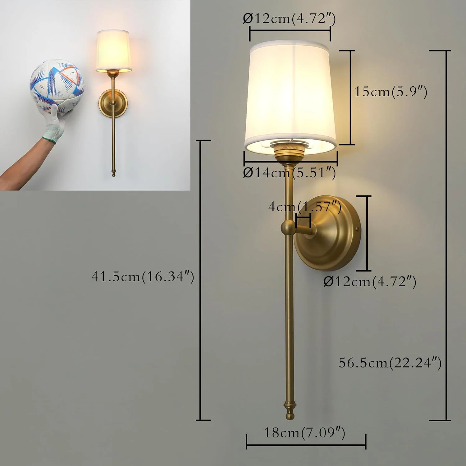 ست دو عددی چراغ دیواری دکوراتیو، روشنایی دیوارکوب داخلی، چراغ خواب کنار تختی با کلاهک پارچه ای برای اتاق خواب، مطالعه (سفید) ست دو عددی چراغ دیواری دکوراتیو، روشنایی دیوارکوب داخلی، چراغ خواب کنار تختی با کلاهک پارچه ای برای اتاق خواب، مطالعه (سفید)