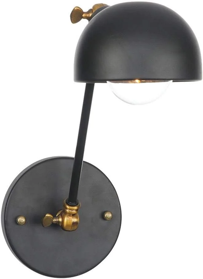 چراغ دیواری، چراغ دیوارکوب صنعتی وینتیج با بازوی چرخشی قابل تنظیم، سرپیچ فلزی E27 مناسب راه پله و دکوراسیون روشنایی داخلی چراغ دیواری، چراغ دیوارکوب صنعتی وینتیج با بازوی چرخشی قابل تنظیم، سرپیچ فلزی E27 مناسب راه پله و دکوراسیون روشنایی داخلی