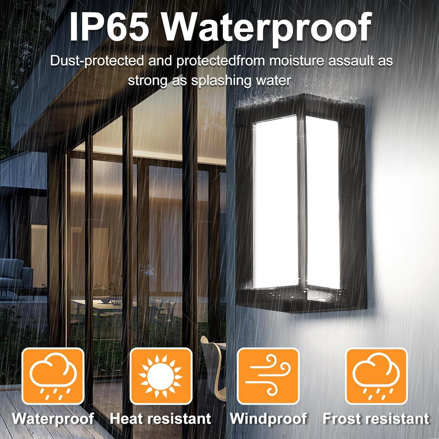 چراغهای دیواری فضای باز Sunseatop، بسته 2 عددی، چراغهای دیواری مدرن LED ایوان و پاسیو، 6000K سفید سرد، چراغهای دیواری بیرونی برای خانه، گاراژ، اتاق نشیمن، حیاط چراغهای دیواری فضای باز Sunseatop، بسته 2 عددی، چراغهای دیواری مدرن LED ایوان و پاسیو، 6000K سفید سرد، چراغهای دیواری بیرونی برای خانه، گاراژ، اتاق نشیمن، حیاط