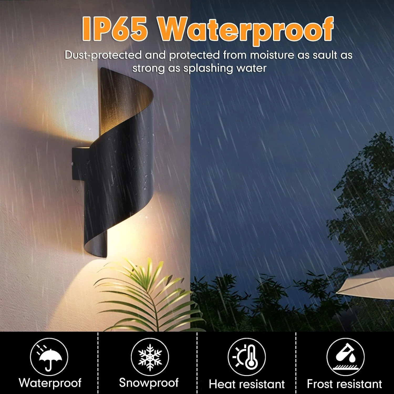 چراغ دیواری LED بیرونی، چراغ ایوان آلومینیومی مدرن مشکی، چراغ های ضد آب رو به بالا و پایین، چراغ دیواری حیاط با نور سفید گرم 3200K برای ایوان و گاراژ بیرونی چراغ دیواری LED بیرونی، چراغ ایوان آلومینیومی مدرن مشکی، چراغ های ضد آب رو به بالا و پایین، چراغ دیواری حیاط با نور سفید گرم 3200K برای ایوان و گاراژ بیرونی
