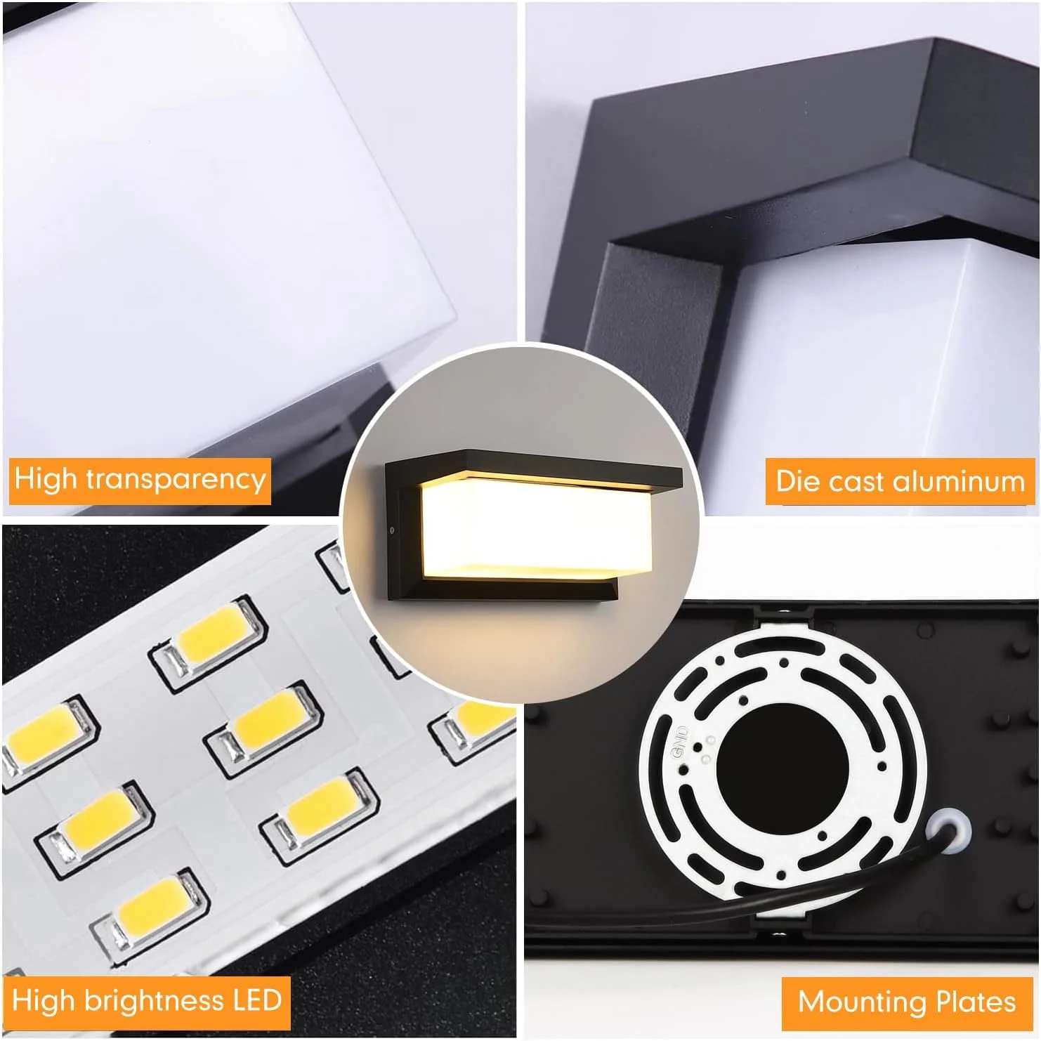 چراغ های دیواری فضای باز sunseatop، بسته 2 عددی چراغ دیواری مشکی ضد آب IP65 3000K چراغ های بیرونی سفید گرم نصب شده روی دیوار چراغ های بیرونی برای خانه باغ حمام جلویی گاراژ چراغ های دیواری فضای باز sunseatop، بسته 2 عددی چراغ دیواری مشکی ضد آب IP65 3000K چراغ های بیرونی سفید گرم نصب شده روی دیوار چراغ های بیرونی برای خانه باغ حمام جلویی گاراژ