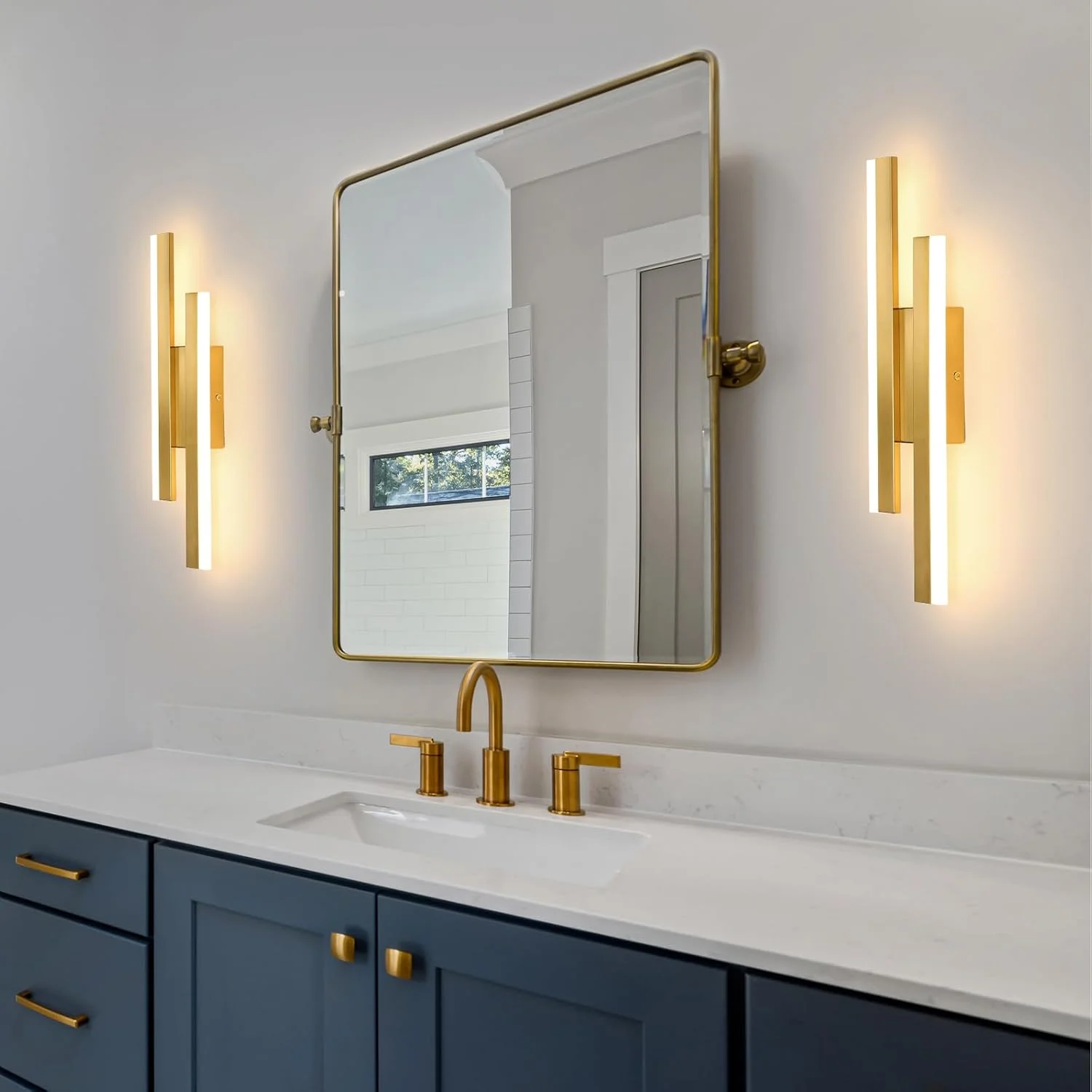 چراغ دیواری مدرن داخلی ریسروا، چراغ دیواری ال ای دی 16 وات با نور گرم 3000 کلوین، چراغ دیواری طلایی برای اتاق خواب، مطالعه، اتاق غذاخوری، راهرو، پله ها، طلایی چراغ دیواری مدرن داخلی ریسروا، چراغ دیواری ال ای دی 16 وات با نور گرم 3000 کلوین، چراغ دیواری طلایی برای اتاق خواب، مطالعه، اتاق غذاخوری، راهرو، پله ها، طلایی