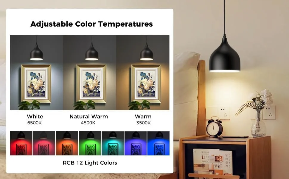 چراغ دیواری، چراغ دیواری بی سیم RGB با کنترل از راه دور و باتری قابل شارژ برای اتاق خواب، پس زمینه، آینه اتاق نشیمن، مجموعه 2 عددی چراغ دیواری، چراغ دیواری بی سیم RGB با کنترل از راه دور و باتری قابل شارژ برای اتاق خواب، پس زمینه، آینه اتاق نشیمن، مجموعه 2 عددی