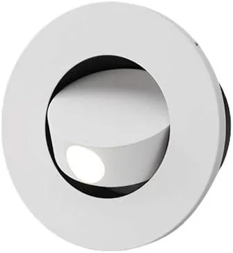 چراغ دیواری مدرن لومینتورس، چراغ دیواری توکار، چراغ مطالعه کنار تخت، چراغ راه پله/مسیر، کلید روشن/خاموش مخفی گیمبال، دایره آلومینیومی سفید، ال ای دی 3 وات سفید گرم 3000k، قابل تنظیم و چرخش چراغ دیواری مدرن لومینتورس، چراغ دیواری توکار، چراغ مطالعه کنار تخت، چراغ راه پله/مسیر، کلید روشن/خاموش مخفی گیمبال، دایره آلومینیومی سفید، ال ای دی 3 وات سفید گرم 3000k، قابل تنظیم و چرخش