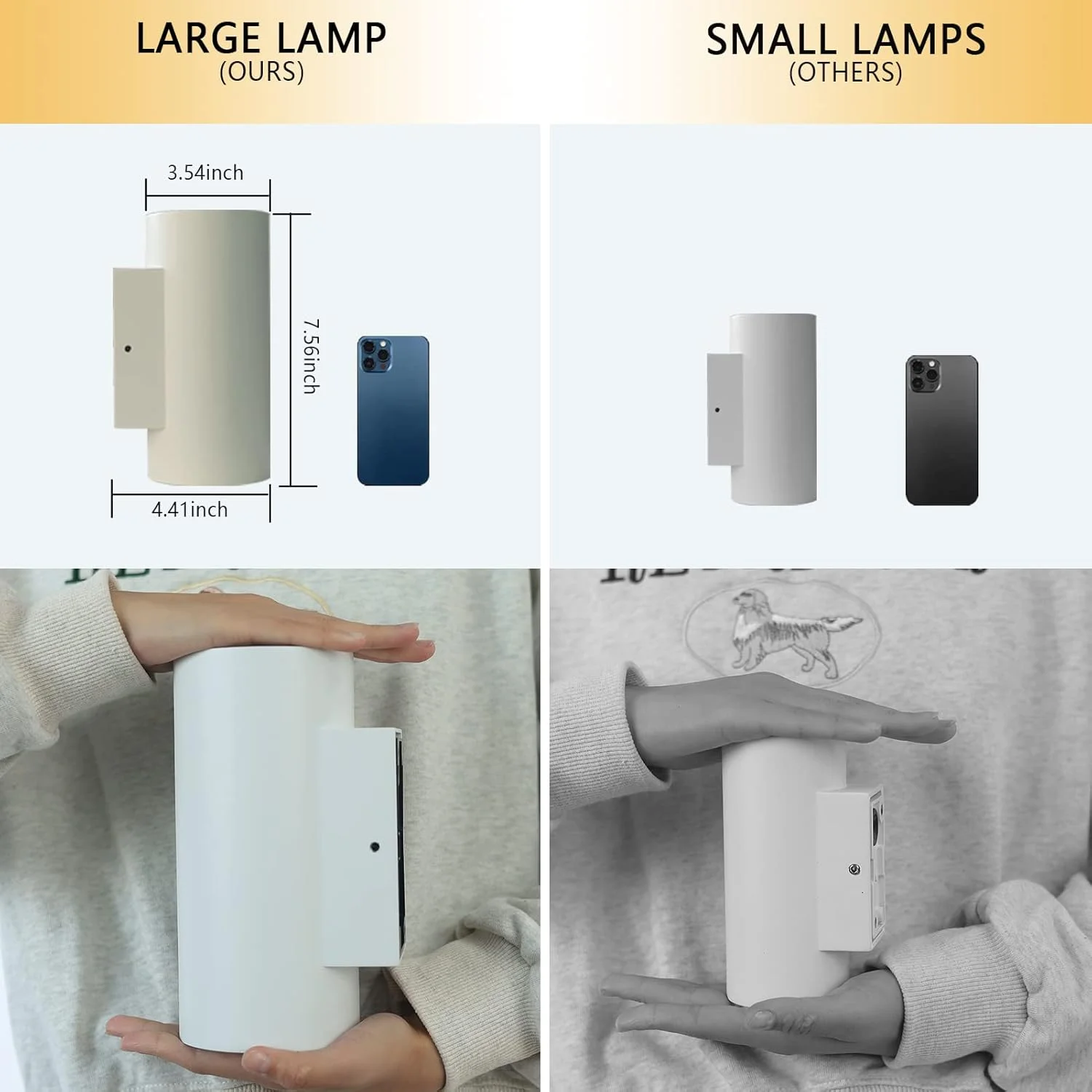 چراغ دیواری بیرونی ابیون، چراغ دیواری LED بالا و پایین IP65، 10 وات در 2، شمعدان دیواری آلومینیومی مدرن برای اتاق نشیمن داخلی و خارجی (سفید) - تصویر 3 چراغ دیواری بیرونی ابیون، چراغ دیواری LED بالا و پایین IP65، 10 وات در 2، شمعدان دیواری آلومینیومی مدرن برای اتاق نشیمن داخلی و خارجی (سفید) - تصویر 3