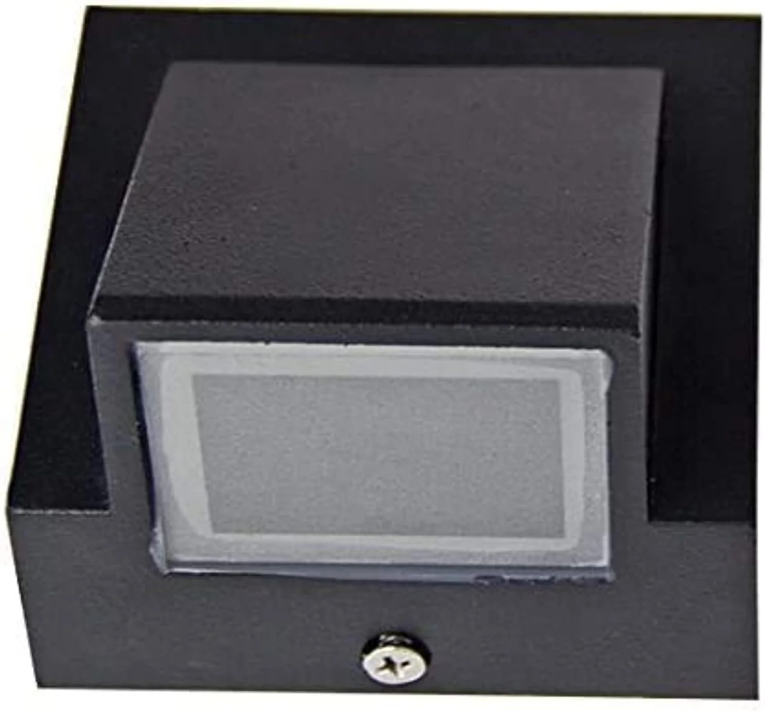 چراغ دیواری مدرن و خلاقانه دو عددی، چراغ ال ای دی دیواری داخلی/خارجی، ضد آب IP65، توان 5 وات (تک سر) 10 وات (دو سر)، نور سفید گرم، طراحی بالا و پایین آلومینیومی (تک سر 5 وات)