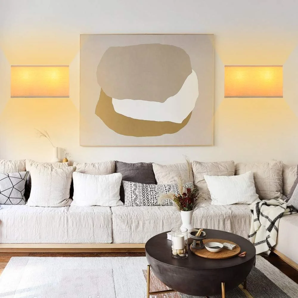 چراغ دیواری مخفی کنار تختخواب پرمو، چراغ تکی 2-شاخه، سبک صنعتی وینتج با سایه پارچه ای مربعی برای مطالعه، اتاق خواب، اتاق نشیمن، اتاق غذاخوری، هتل (سفید) چراغ دیواری مخفی کنار تختخواب پرمو، چراغ تکی 2-شاخه، سبک صنعتی وینتج با سایه پارچه ای مربعی برای مطالعه، اتاق خواب، اتاق نشیمن، اتاق غذاخوری، هتل (سفید)