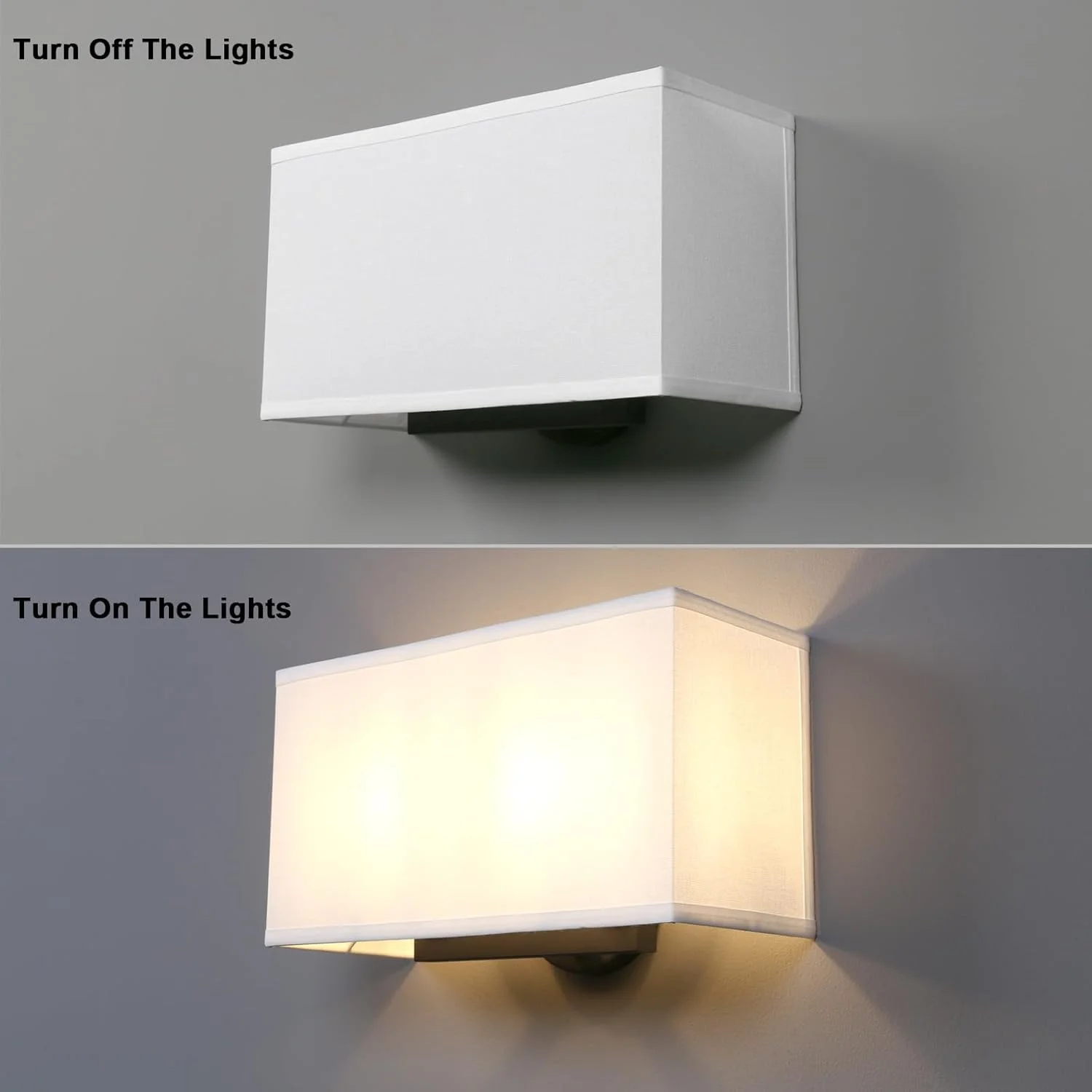 چراغ دیواری مخفی کنار تختخواب پرمو، چراغ تکی 2-شاخه، سبک صنعتی وینتج با سایه پارچه ای مربعی برای مطالعه، اتاق خواب، اتاق نشیمن، اتاق غذاخوری، هتل (سفید) چراغ دیواری مخفی کنار تختخواب پرمو، چراغ تکی 2-شاخه، سبک صنعتی وینتج با سایه پارچه ای مربعی برای مطالعه، اتاق خواب، اتاق نشیمن، اتاق غذاخوری، هتل (سفید)