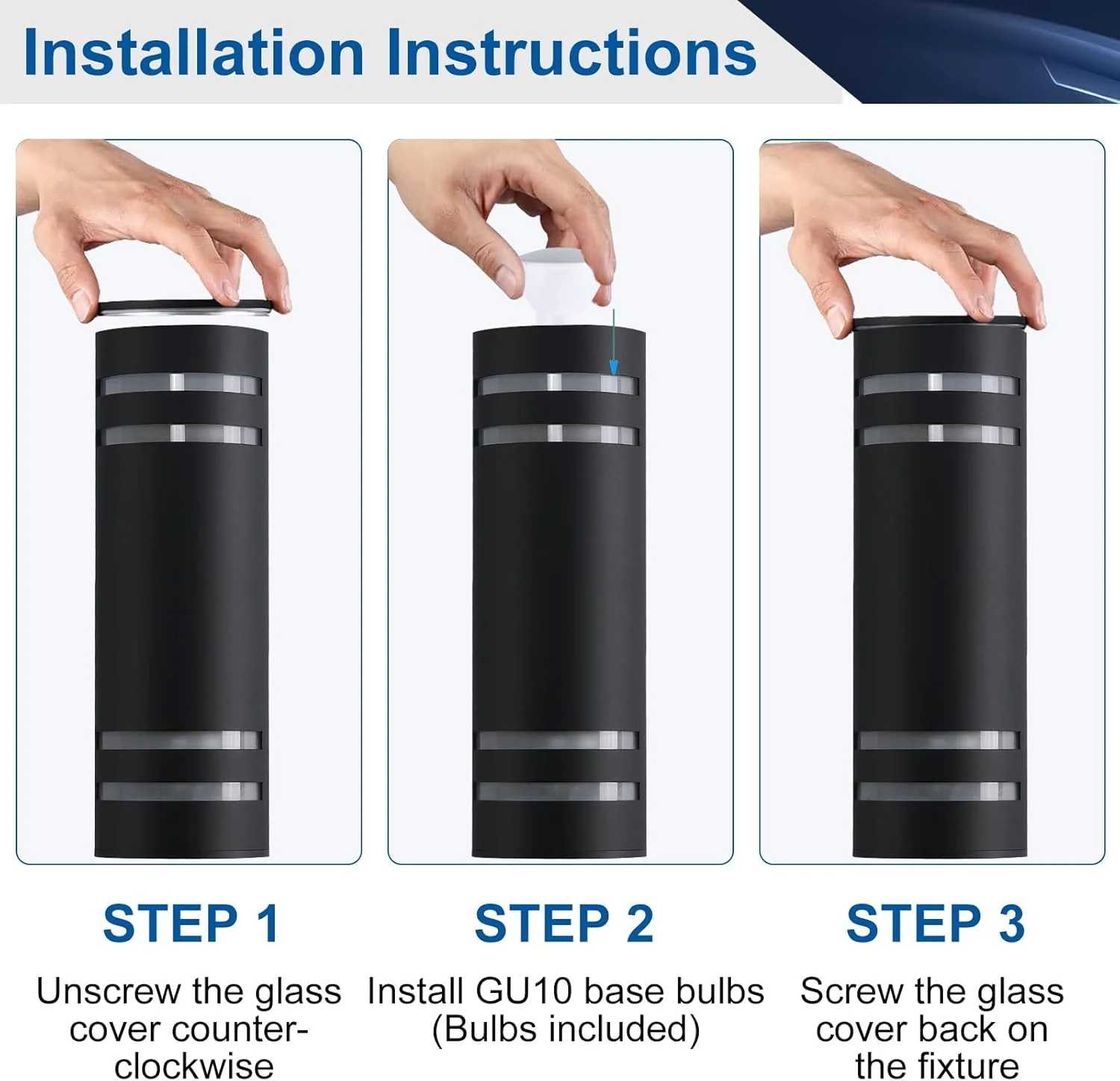 چراغ دیواری فضای باز Aiwewin، بدنه چراغ دیواری آلومینیومی رو به بالا و پایین مدرن ایوان و پاسیو با نور سفید گرم 3000K برای خانه، باغ، حیاط خلوت و گاراژ چراغ دیواری فضای باز Aiwewin، بدنه چراغ دیواری آلومینیومی رو به بالا و پایین مدرن ایوان و پاسیو با نور سفید گرم 3000K برای خانه، باغ، حیاط خلوت و گاراژ